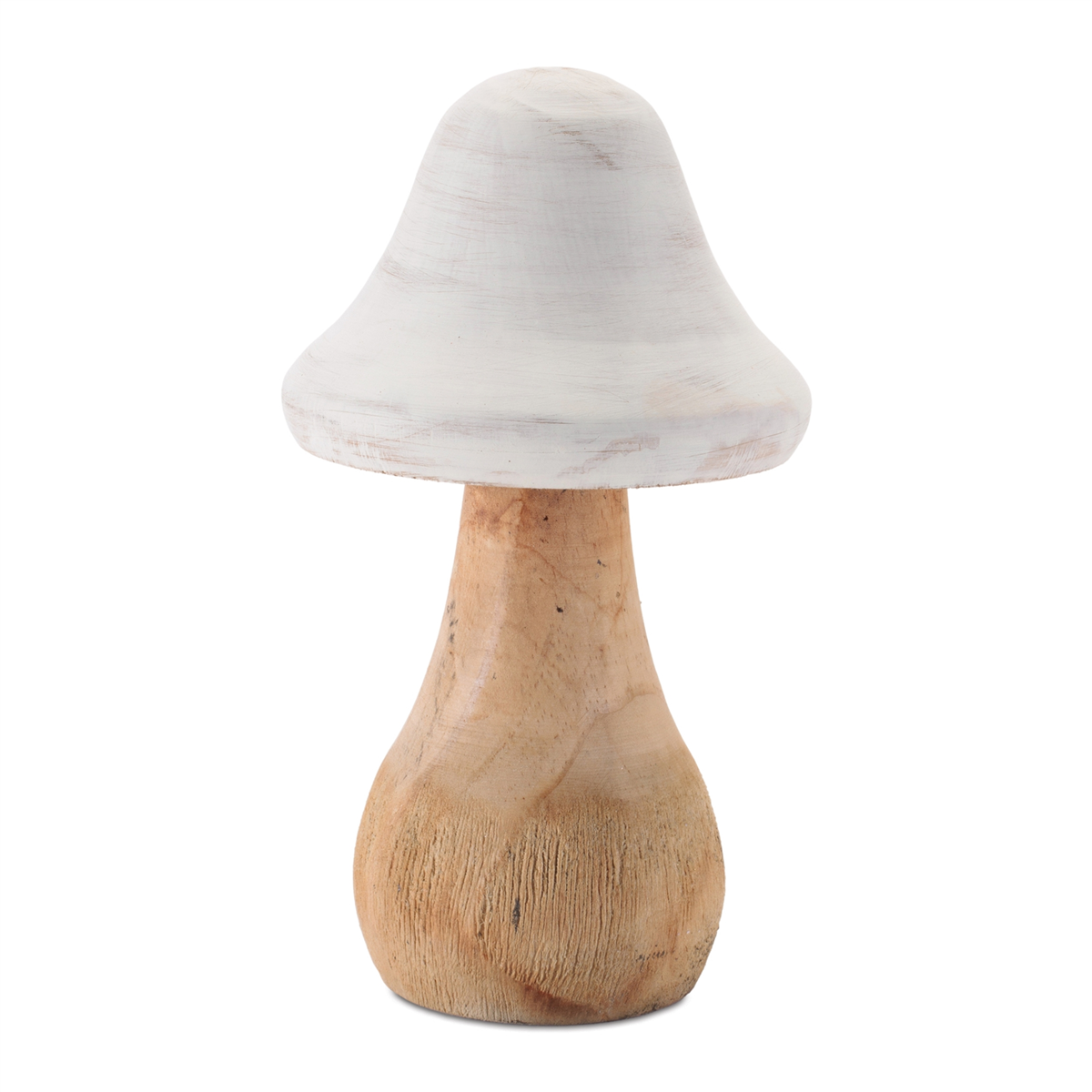 Melrose Rustic Wooden Mushroom Décor - Set of 2
