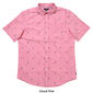 Mens Chaps Short Sleeve Button Down Shirt - Palm Trees - image 3