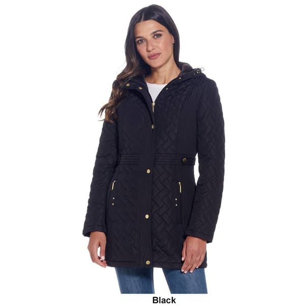 Weatherproof quilted best sale hooded walker coat