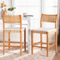 bali & pari Chatura Mahogany Wood 2pc. Counter Stool Set - image 7