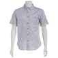 Mens Campia Short Sleeve Cotton Spandex Button Down Shirt - Navy - image 1