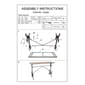 9th & Pike® Brown Coastal Metal Console Table - image 8