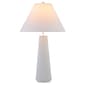 HomeRoots 28in. White Ceramic Table Lamp - image 2