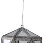 Northlight 5.5in. Grey Mirrored Geometric Drop Christmas Ornament - image 2