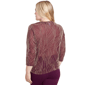 Womens Alfred Dunner Urban Legend Leaf Two In One Blouse - image 2