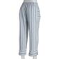 Womens Napa Valley 23in. Pull On Multi-Stripe Linen Capri Pants - image 2
