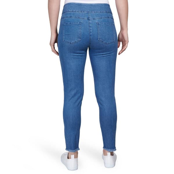 Petite Ruby Rd. Must Haves I Denim-Like Twill Ankle Jeans