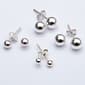 Marsala Set of 4 Sterling Silver Ball Post Earrings - image 1