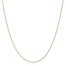 Gold Classics(tm)10kt. Yellow Gold 0.8mm 18in. Chain Necklace