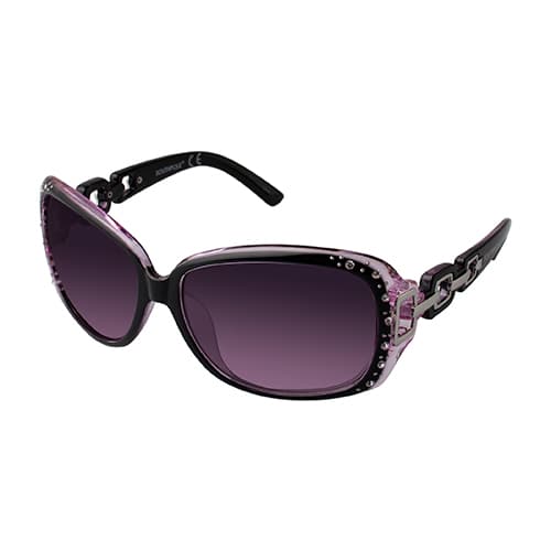 Womens SOUTHPOLE Rhinestone Chain Sunglasses