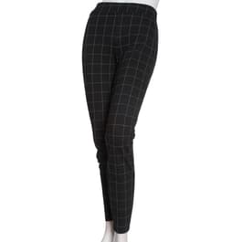 Womens Zac &amp; Rachel Compression Plaid Casual Pants