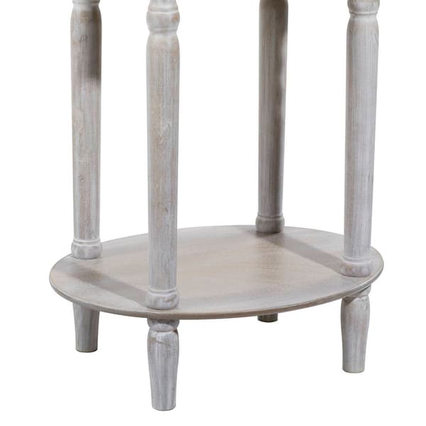 9th & Pike® Light Brown Wood Farmhouse Accent Table
