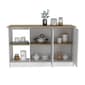 FM FURNITURE Carnation White Kitchen Island - image 3