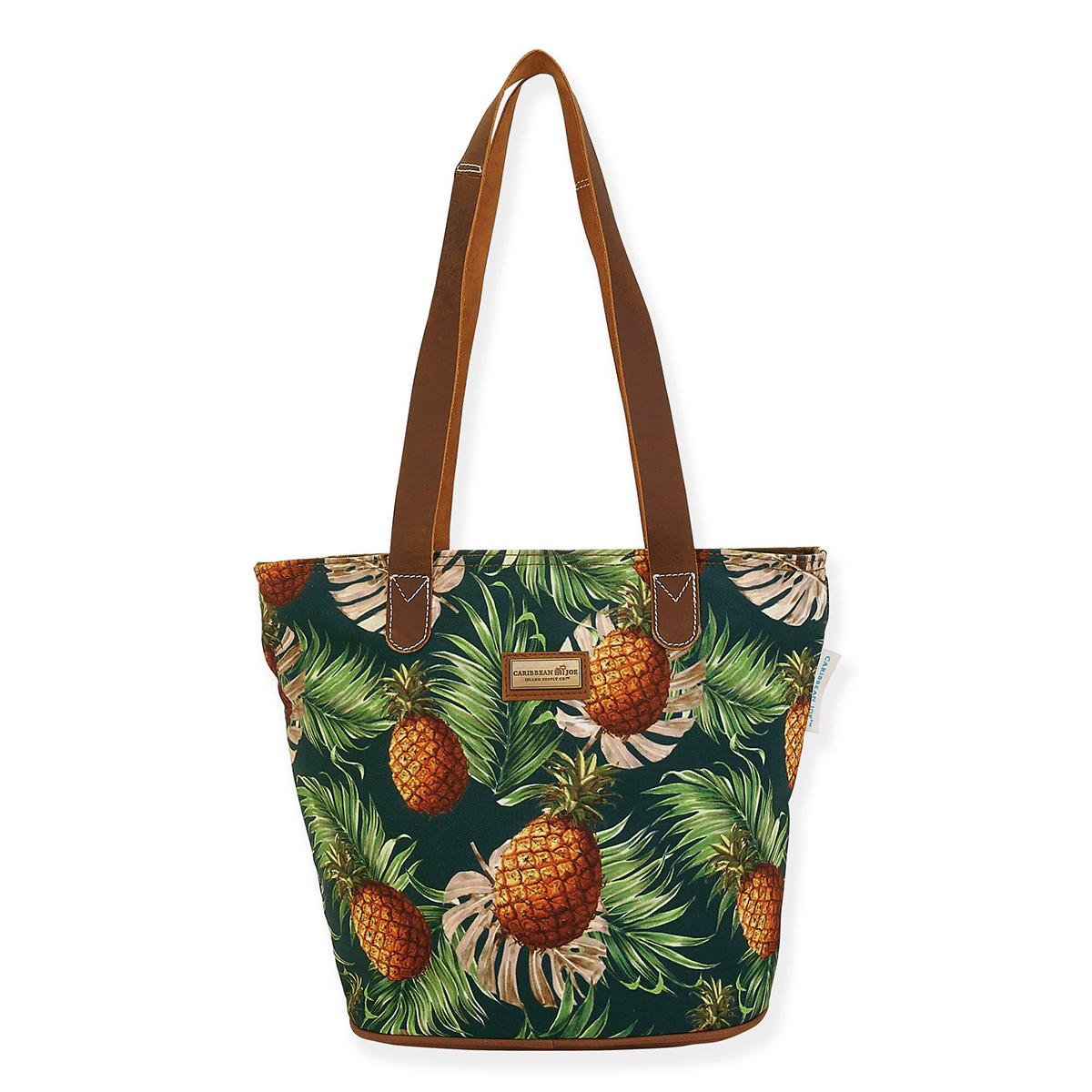 Caribbean Joe Pineapple Medium Tote
