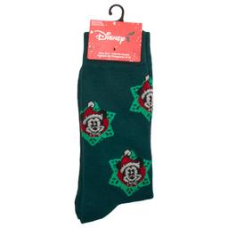 Mens Centric Brands Mickey Mouse(R) Snowflake Crew Socks
