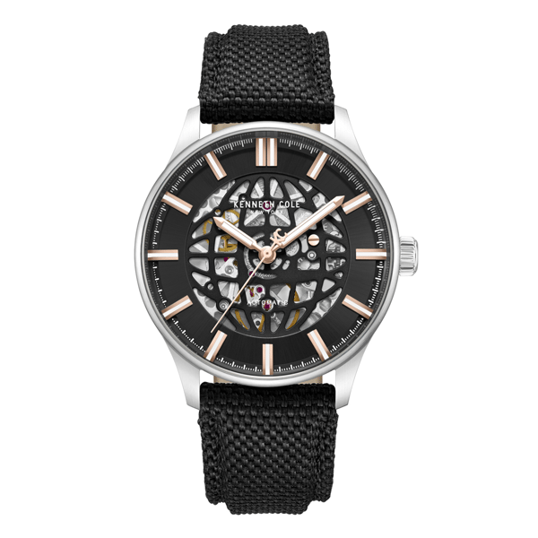 Mens Kenneth Cole New York® Automatic Black Watch - KCWGZ0089002