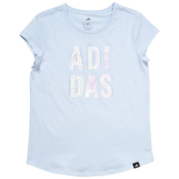 Girls (7-16) adidas® Cheetah Short Sleeve Graphic Tee