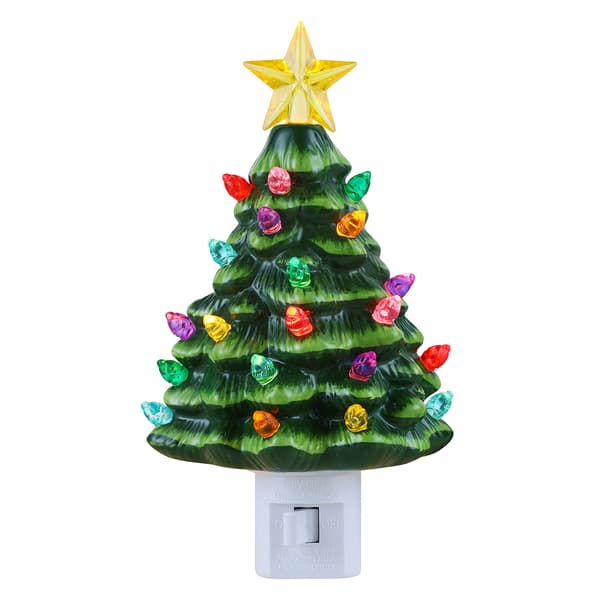 Mr. Christmas&#40;R&#41; Green Nostalgic Nightlights - Set Of 2 - image 
