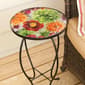 Evergreen Gerber Daisies Round Glass Table - image 1