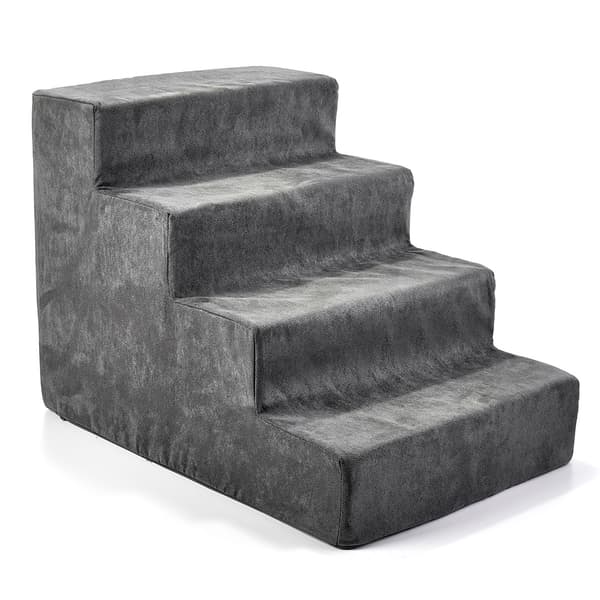 Precious Tails Foam 4 Step Pet Steps - Grey - image 