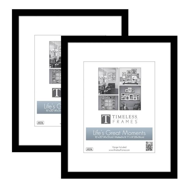 Timeless Frames&#40;R&#41; Anna Portrait 2pk. Black Frames - 16x20 - image 
