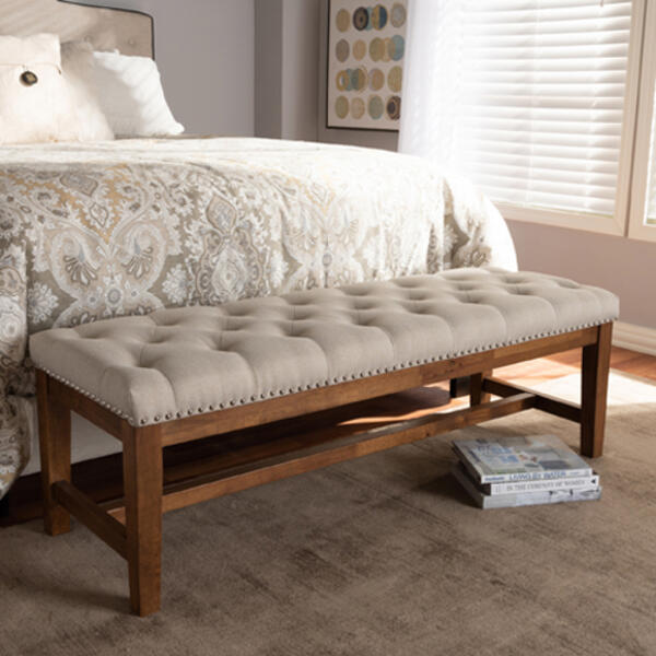 Baxton Studio Ainsley Bench - image 