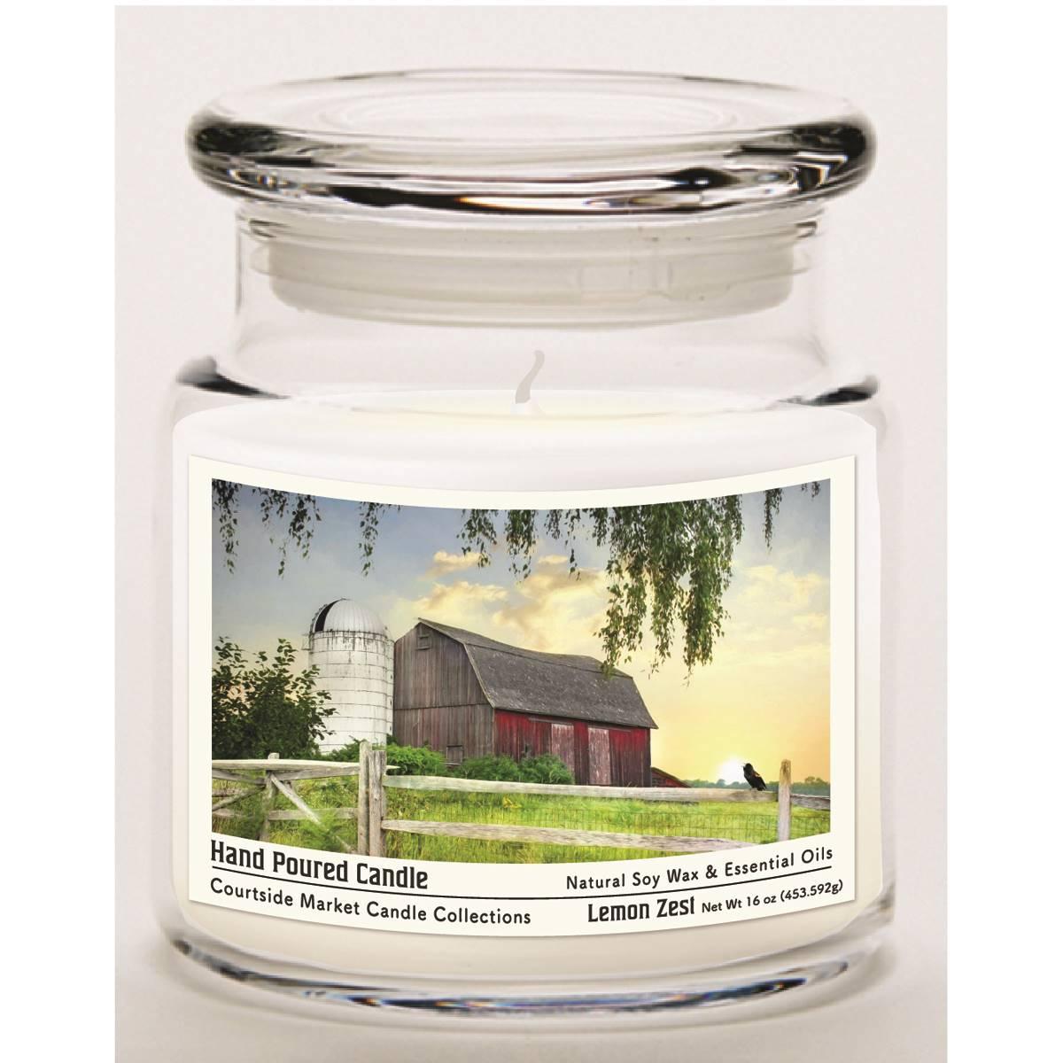 Courtside Market® Summer in Watkins 16oz. Lemon Zest Jar...