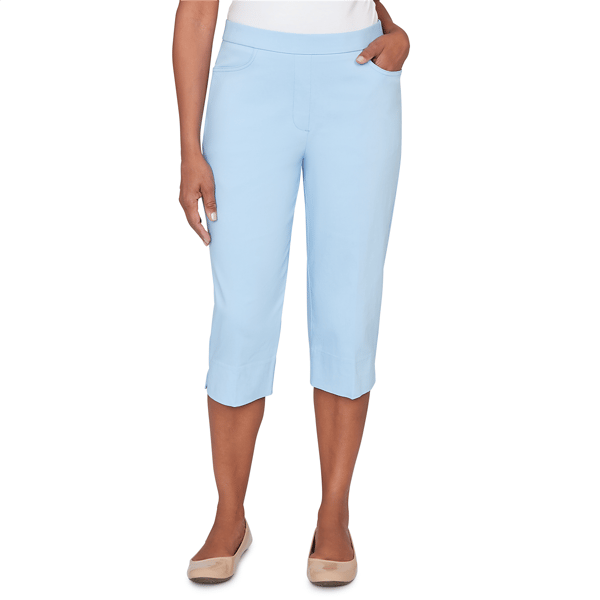 Womens Alfred Dunner Classics Pastel Millennium Allure Capris - image 