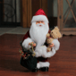 Northlight 12in. Santa Claus Holding Gift Bag Christmas Figure - image 5