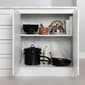 South Shore Myro Faux White Marble Kitchen Island - image 4