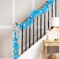 Northlight 9ft. Sky Blue Pine Christmas Garland - image 1