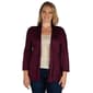 Plus Size 24/7 Comfort Apparel 3/4 Bell Sleeve Open Cardigan - image 1