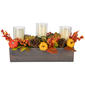 Northlight Seasonal 27in. Pumpkin Triple Pillar Candle Holder - image 6
