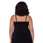 Plus Size TrimShaper Whimsical Vines Hanky Hem Tankini Swim Top - image 2