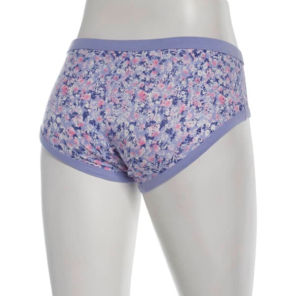 Womens St. Eve Self Binding Floral Hipster Panties - 5164053SNOW