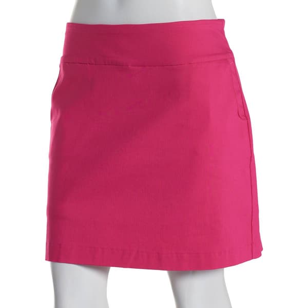 Womens Zac & Rachel Pull On Solid Skort