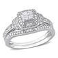 Diamond Classics&#40;tm&#41; 1/3ctw. Princess Diamond Bridal Ring Set - image 1