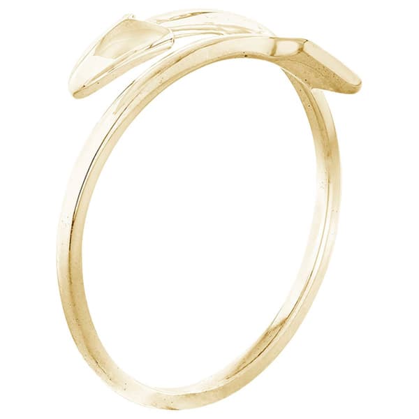 Athra 14kt. Gold Over Silver Arrow Ring