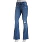 Juniors Celebrity Pink Kenzie Double Button Bootcut Denim Jeans - image 1