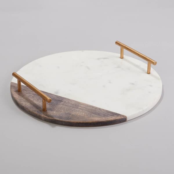 Kara Round Serving Tray - image 