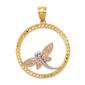 Gold Classics&#40;tm&#41; 14kt. Two-Tone Dragonfly Pendant - image 1