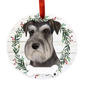 E&S Pets Schnauzer Uncropped Wreath Ornament - image 1