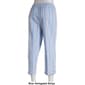 Petite  Emily Daniels Stripe Sheeting Capri Pants w/Pockets - image 2