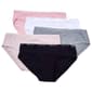 Womens Laura Ashley(R) 5pk. Cotton Bikini Panties LS9540-5PKHV - image 1