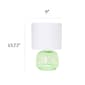 Simple Designs 13.7in. Glass Table Lamp - image 8