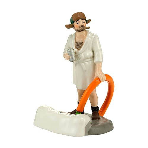 Department 56 Snow Village Cousin Eddie In The Morning - image 