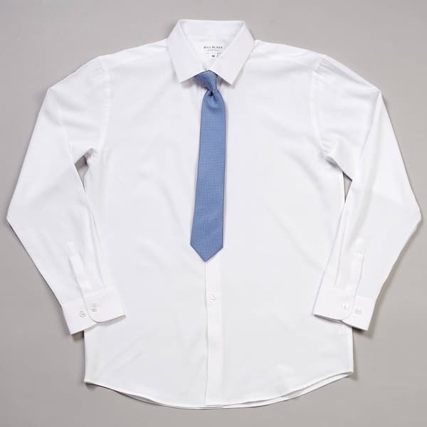 Boys (4-7) Bill Blass Dress Shirt & Tie - White - image 