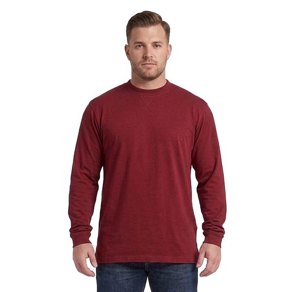 Mens Big & Tall Architect(R) Long Sleeve V-Notch Jersey Crew