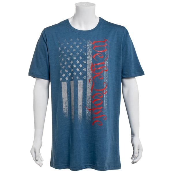 Mens Big & Tall Home of the Brave We The People Graphic Tee - image 