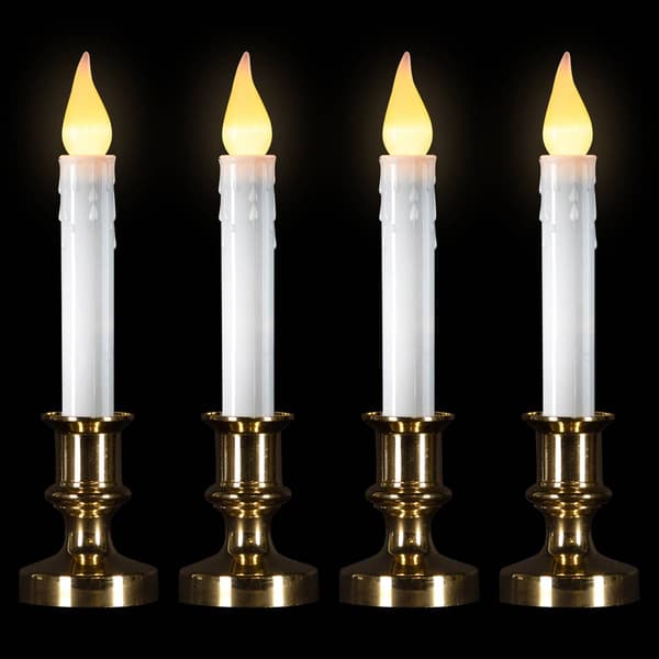 Northlight Seasonal LED Window Christmas Candle - Set of 4